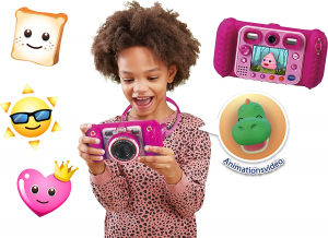 VTech KidiZoom Duo Pro, digitális fényképezőgép (rózsaszín) (80-520034)