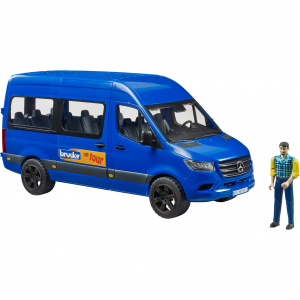BRUDER Mercedes Benz Sprinter transzfer sofőrrel, járműmodell (02681)