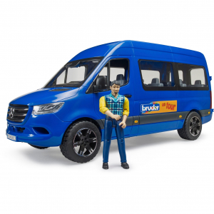 BRUDER Mercedes Benz Sprinter transzfer sofőrrel, járműmodell (02681)
