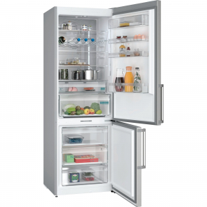 Siemens (KG49NAICT) iQ500, hűtő-fagyasztó kombináció (rozsdamentes acél)
