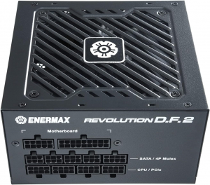 Enermax REVOLUTION D.F.2 1050W, PC tápegység (fekete, kábelkezelés, 1050 watt) (ERS1050EWT)