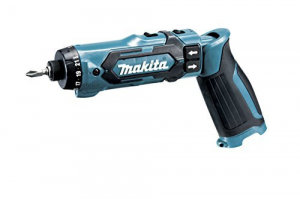 Makita akkus csavarh&uacute;z&oacute; (DF012DZ), 7,2Volt, f&uacute;r&oacute;csavarh&uacute;z&oacute; (k&eacute;k/fekete, akkumul&aacute;tor &eacute;s t&ouml;ltő n&eacute;lk&uuml;l)