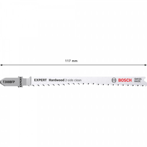 Bosch Expert szúrófűrészlap T 308 BFP 'Keményfa 2 oldalú tiszta' (3 db) (2608900547)