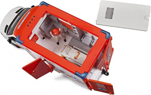 Bruder MB Sprinter mentőaut&oacute; sofőrrel, j&aacute;rműmodell (piros/feh&eacute;r) (02676)