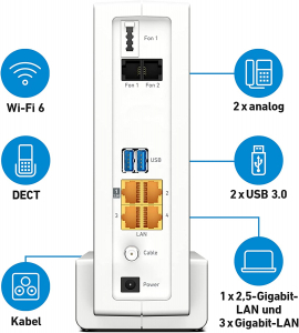 AVM FRITZ!Box 6690 kábel, router (20002965)