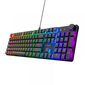 Trust GXT 866 TORIX mechanikus Gaming US billentyűzet fekete (24910)