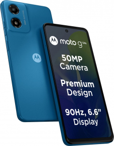 Motorola Moto G04s 4/64GB Dual-Sim mobiltelefon kék (XT2421-8)