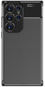 Gigapack Samsung Galaxy S24 Ultra (SM-S928) karbon mintás tok fekete (GP-151581)