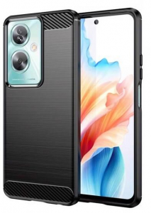 Gigapack Oppo A79 5G sz&aacute;lcsiszolt, karbon mint&aacute;s tok fekete (GP-153899)