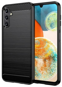 Gigapack Samsung Galaxy A35 5G (SM-A356) sz&aacute;lcsiszolt, karbon mint&aacute;s tok fekete (GP-154150)