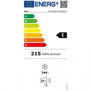Beko FS127340N fagyasztószekrény