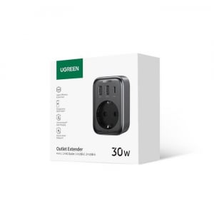 UGREEN CD314 2x USB-A + USB-C hálózati töltő 30W (6957303896134)