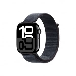 Apple Watch Series 10 GPS 46mm kozmoszfekete alumíniumtok, tinta sportpánt (MWWR3QH/A)