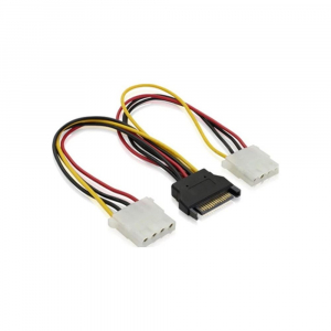 BlackBird Molex -> SATA + 4-pin t&aacute;pk&aacute;bel 15cm (BH1503)