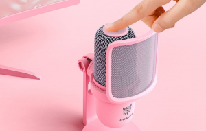 ONIKUMA M630 USB gaming mikrofon rózsaszín (m-630 pink)