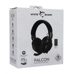 White Shark WGH-2441B FALCON vezeték nélküli Gaming headset fekete