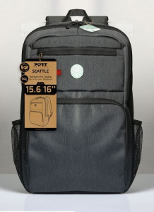 Port Designs Seattle Notebook hátizsák 16" szürke + esőhüzat (110278)