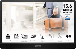 15.6" MSI PRO MP161 E2 hordozhat&oacute; monitor