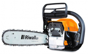 Riwall RPCS 5140 SET benzinmotoros láncfűrész + védőszemüveg, lánc és kesztyű