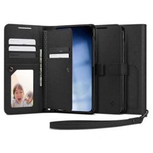 Spigen Wallet S Samsung Galaxy S23 Plus fliptok fekete (ACS05677)