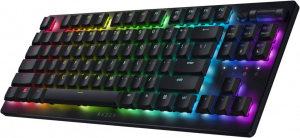 Razer DeathStalker V2 Pro Tenkeyless Linear Optical Switch (Red) US vezet&eacute;k n&eacute;lk&uuml;li billentyűzet fekete (RZ03-04370100-R3M1)