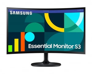 24" Samsung S3 S36GD ívelt monitor fekete (LS24D360GAUXEN)