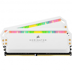 64GB 5200MHz DDR5 RAM Corsair DOMINATOR PLATINUM RGB CL40 (2x32GB) (CMT64GX5M2B5200C40W)