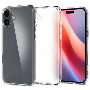 Spigen Ultra Hybrid Frosted iPhone 16 tok &aacute;ttetsző (ACS08199)