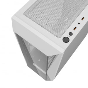 DarkFlash DK352 Plus White táp nélküli ablakos ház fehér
