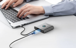 Orico HDMI 4K + 2x USB-A 3.0 USB-C Hub szürke (FAX3-6PCR-GY-EP-IP)