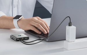 Orico HDMI 4K + 2x USB-A 3.0 USB-C Hub szürke (FAX3-6PCR-GY-EP-IP)