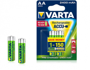 Varta Ready To Use AA Ni-Mh 2400 mAh ceruza akku (2db/csomag)