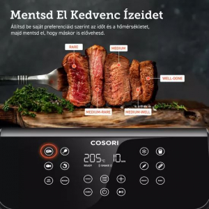 Cosori Premium forrólevegős sütő fekete (CAF-P651-KEUR)