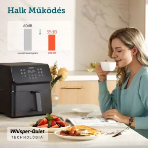 Cosori Premium forrólevegős sütő fekete (CAF-P651-KEUR)