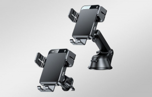 JOYROOM JR-ZS219 aut&oacute;s tart&oacute; Qi t&ouml;ltő funkci&oacute;val fekete