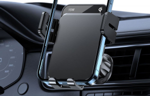 JOYROOM JR-ZS219 aut&oacute;s tart&oacute; Qi t&ouml;ltő funkci&oacute;val fekete