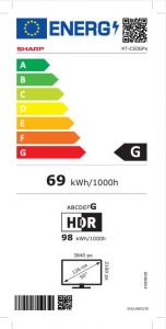 Sharp 50GP6265ES 50" 4K UHD QLED Google TV