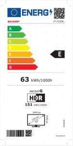 Sharp 55GR8265E 55" 4K UHD QLED Google TV