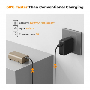 K&F Concept NP-F550 akkumulátor 3500mAh (KF-28-0035)