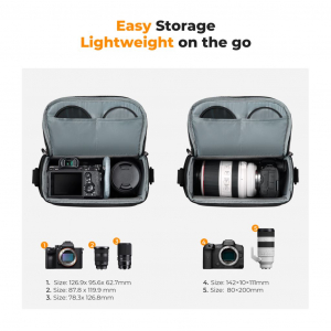 K&F Concept oldalt&aacute;ska s&ouml;t&eacute;tk&eacute;k (KF-13-179V1)