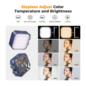 K&F Concept RGB LED lámpa kék (KF-34-036V2)
