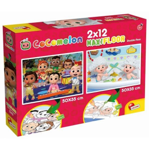Lisciani Giochi Cocomelon Építsünk! 2x12db-os maxi puzzle (LIS91133)