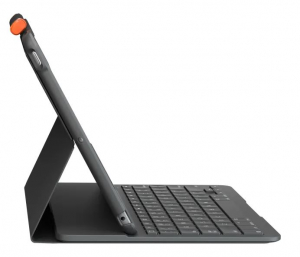 Logitech Slim Folio iPad-billentyűzet (7., 8. és 9. generációs) iPad készülékhez Török fekete (920-009474)