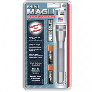 Maglite Mini AA elemlámpa szürke bliszter (M2A09H)