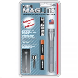 Maglite Mini AAA elemlámpa szürke bliszter (M3A096)