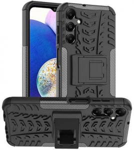 Gigapack Defender Samsung Galaxy A15 5G (SM-A156) autógumi mintás tok fekete (GP-154753)