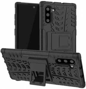 Gigapack Defender Samsung Galaxy Note 10 (SM-N970F) autógumi mintás tok fekete (GP-90683)