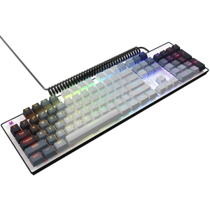 Lorgar Azar 514 mechanikus gamer billentyűzet Linear Dream switch feh&eacute;r (LRG-GK514W-US)