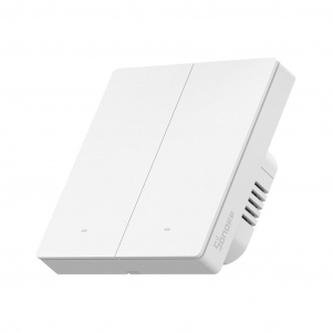 Sonoff M5 Matter 2 &aacute;ramk&ouml;r&ouml;s okos villanykapcsol&oacute; feh&eacute;r (M5-2C-86W)