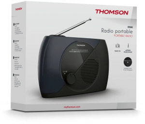 Thomson RT350 hordozhat&oacute; FM r&aacute;di&oacute; fekete-k&eacute;k